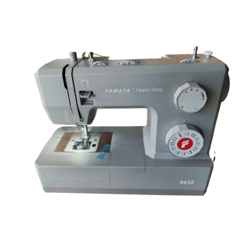 TERMURAH | Mesin Jahit Portabel Yamata Heavy Duty 4432 Semi Obras Lubang Kancing