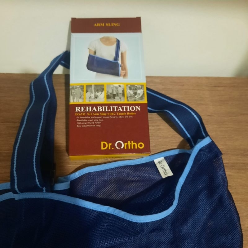 net arm sling with thumb holder preloved dr ortho net arm sling EO 332
