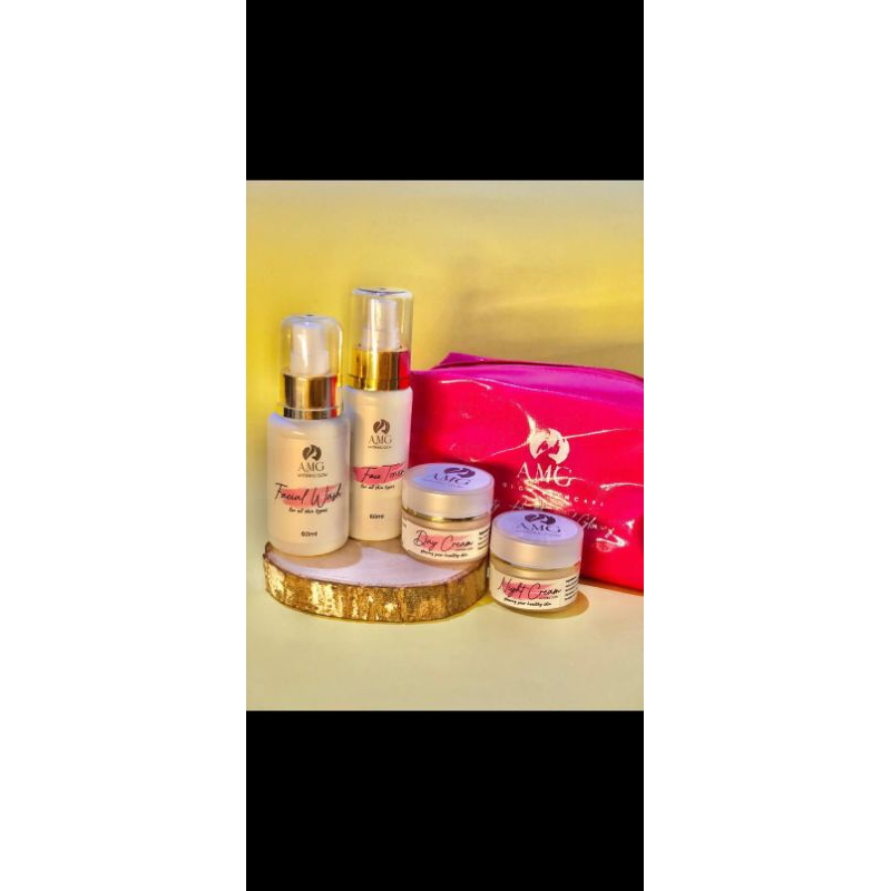 Amg skincare paket whitening glow