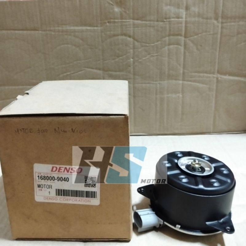 MOTOR FAN RADIATOR / KIPAS RADIATOR MOBIL TOYOTA VIOS NEW YARIS 168000-9040 DENSO