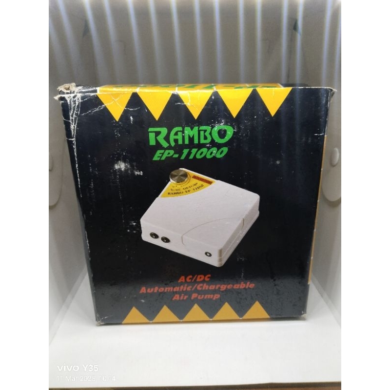 air pump/pompa angin aerator Rambo EP 11000 Auto AC DC