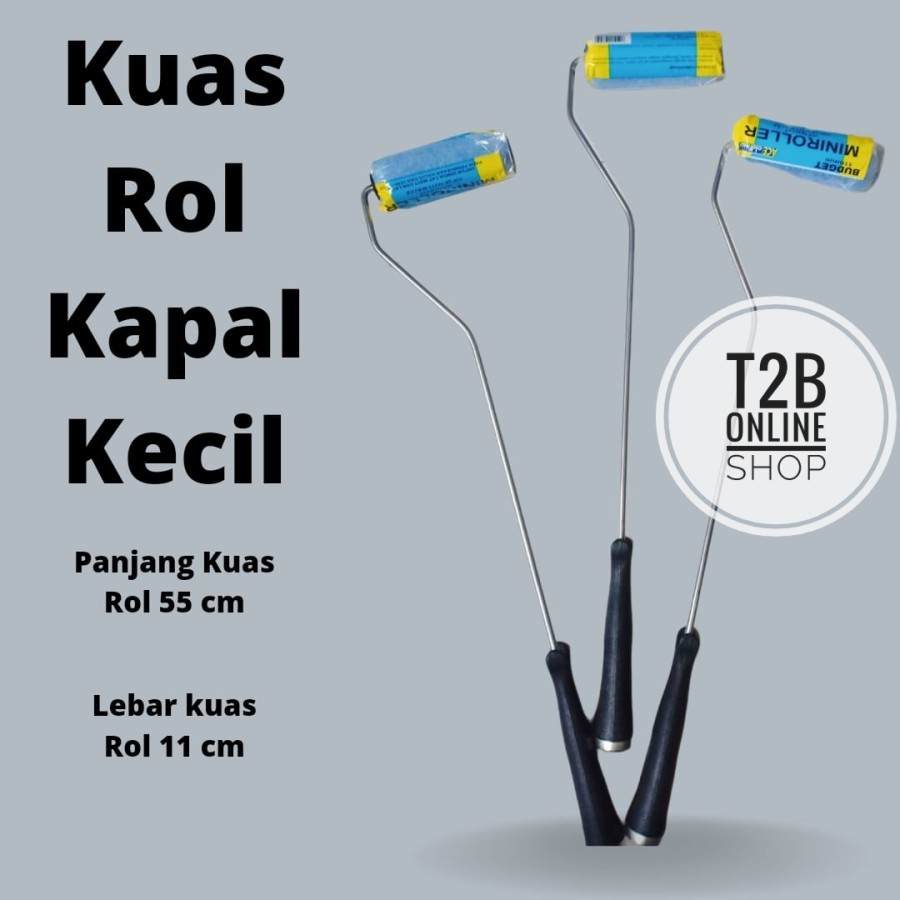 Kuas Roll Kapal ACE, Kuas Roll kecil, Kuas Cat Tembok ,kuas roll ace kecil