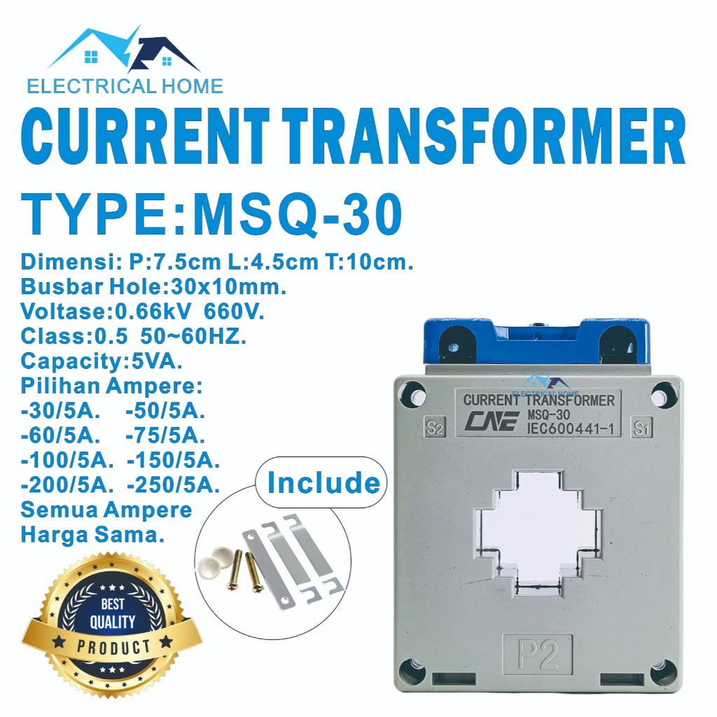 Current transformer CT MSQ-30 CT-30/5A - CT-250/5A