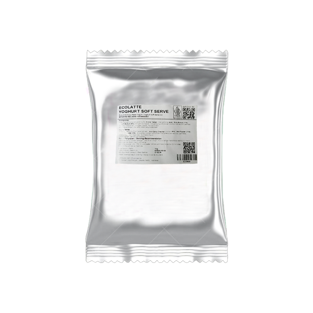 

Ecolatte Soft Serve Yoghurt / Bubuk Ice Cream 1kg