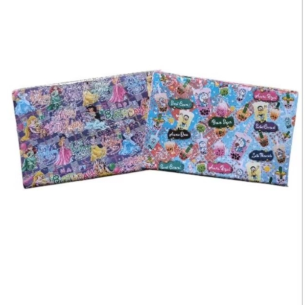 

KERTAS KADO KARAKTER / KERTAS KADO MURAH PERPAK / KERTAS KADO