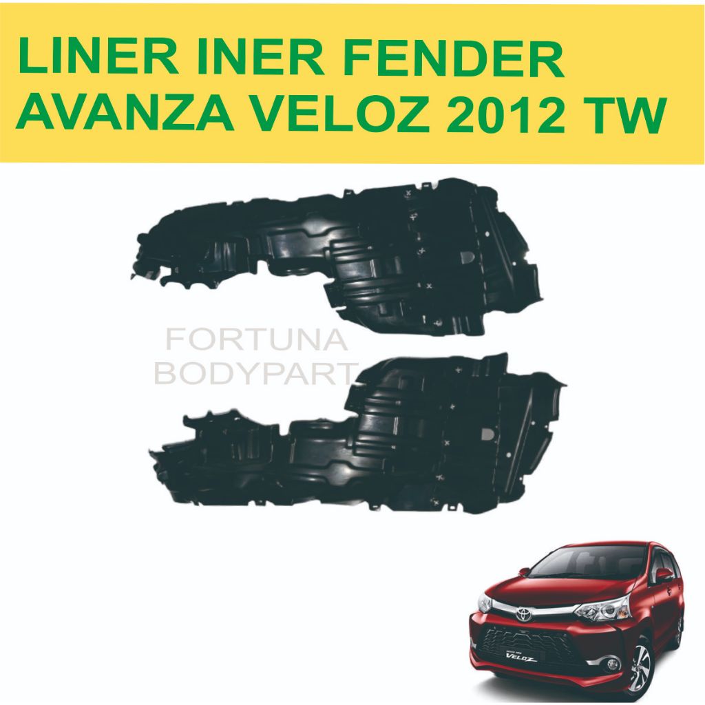LINER INER FENDER AVANZA VELOZ 2012 TW RH/ LH