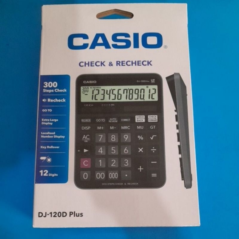 

Kalkulator Casio DJ-120D Plus (12digits)