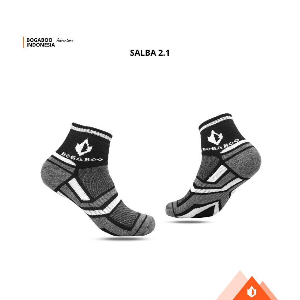 BOGABOO SALBA 2.1 Kaos Kaki Sport Tebal Anti Bacterial dan Coolmax- kaos kaki outdoor gunung - Socks