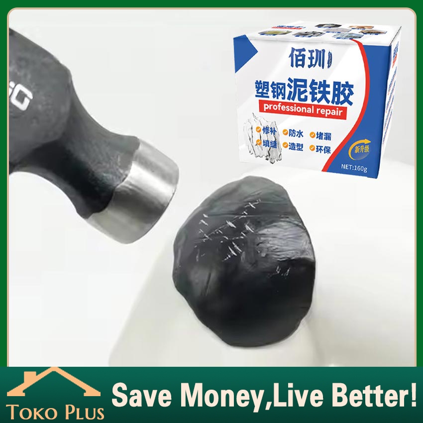 Lem Besi AB Epoxy Super Kuat Tahan Panas Lem Retak Repair Penambal Besi Steel Metal Radiator Anti Bo