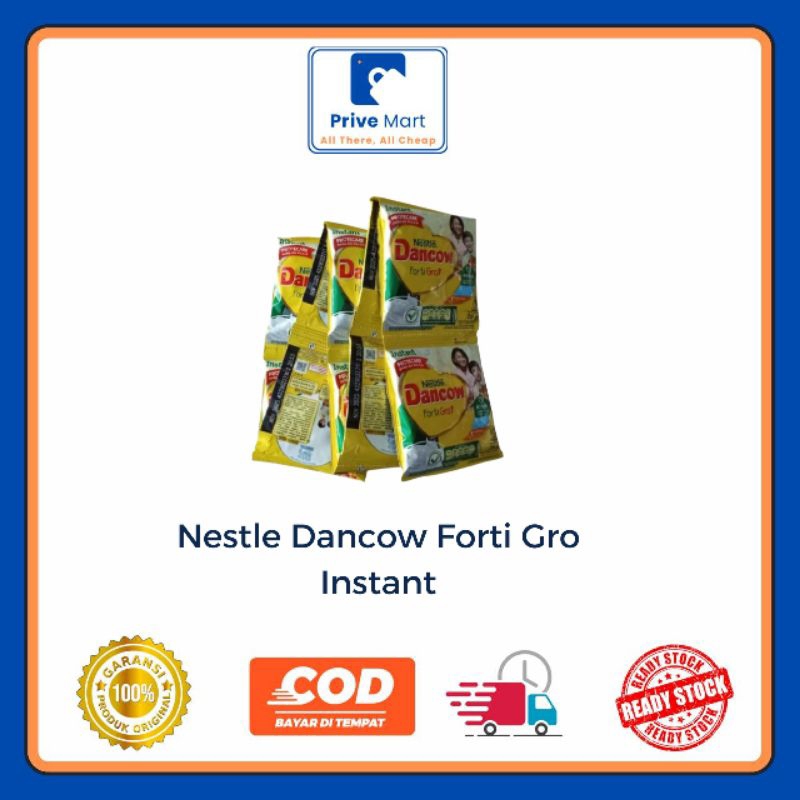 

Nestle Dancow Forti Gro Instant 26g x 10 Renceng Prive Mart