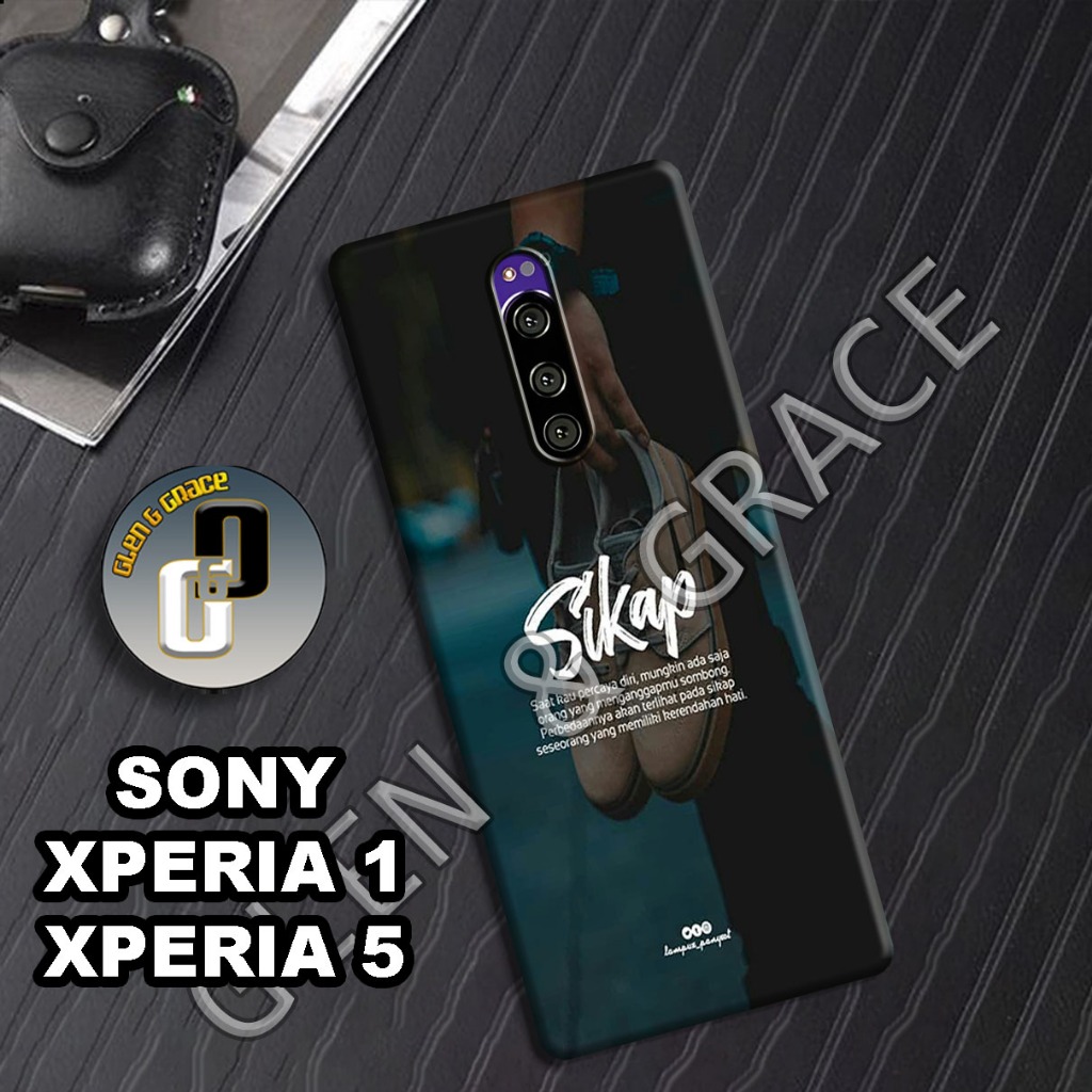 G20 - Case SONY XPERIA 1 - Bahan karet lentur - Motif QUATES - Softcase SONY XPERIA 5 - Silikon lent