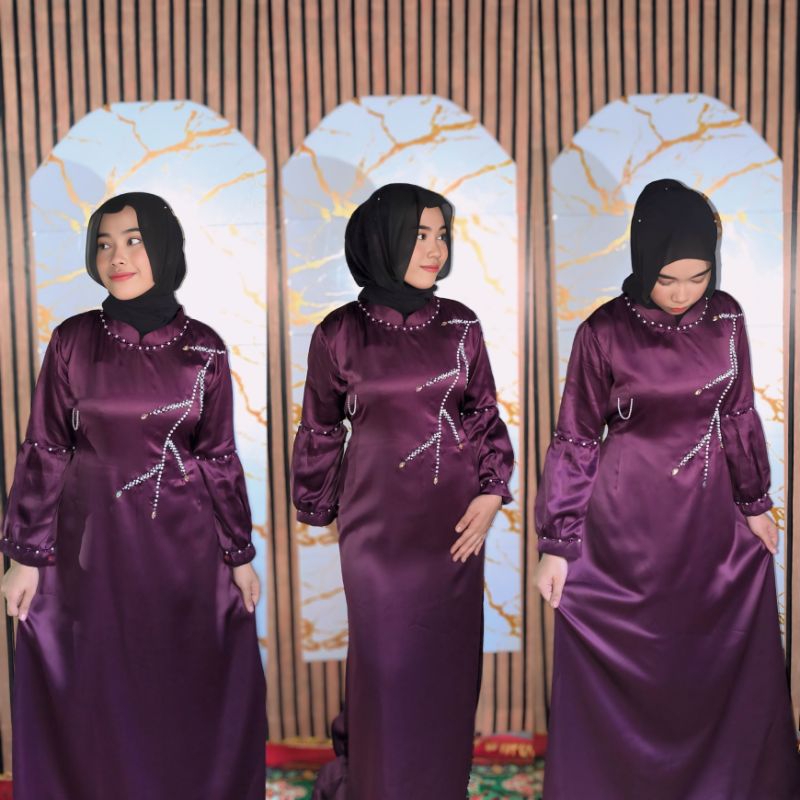 DRESS BAJU LEBARAN//BAJU KONDANGAN MURAH LENGAN BALON DAN MODEL PAYET BARU