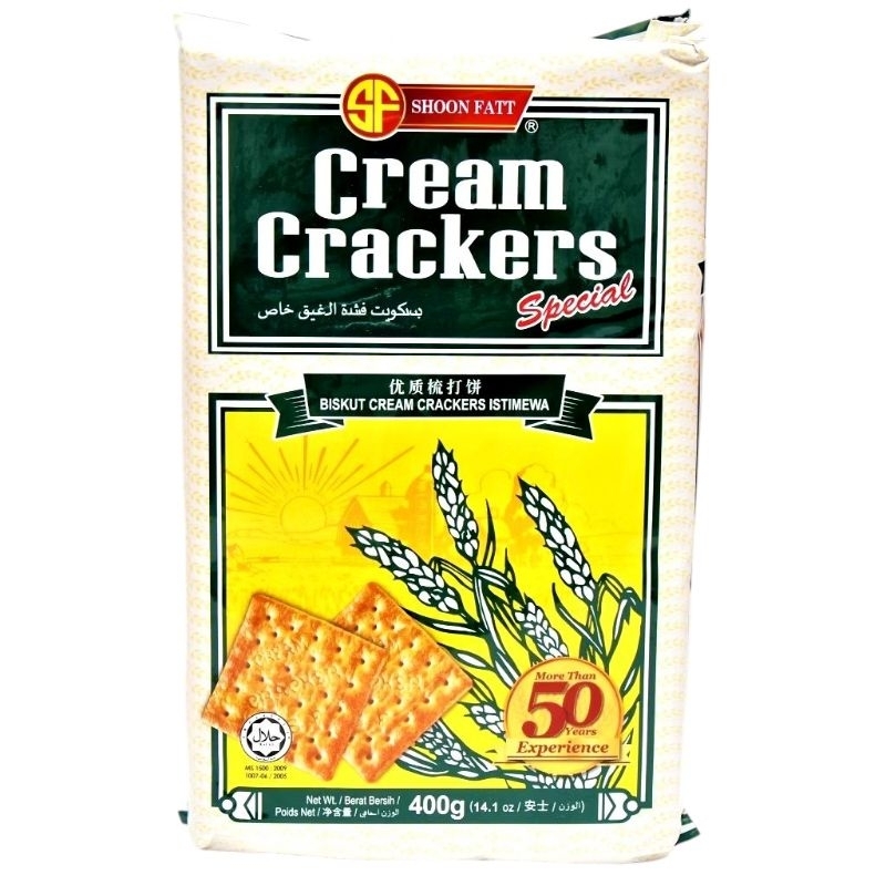 

SHOON FATT SHOONFATT Cream Crackers / sugar biskuit Malaysia 400 gram