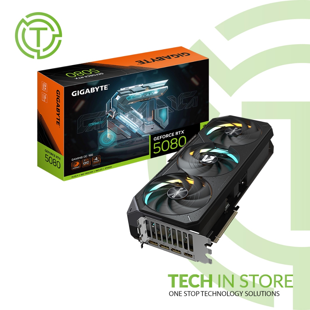 VGA Card Gigabyte GeForce RTX 5080 GAMING OC 16G - 16GB GDDR7
