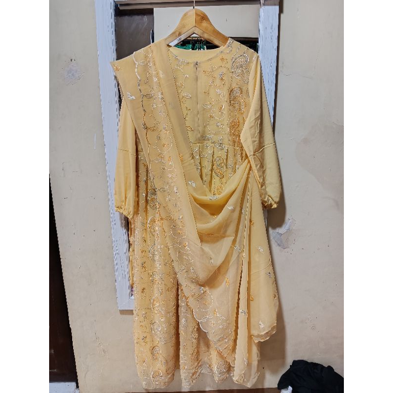 gamis brukat couple anak  dan ibu