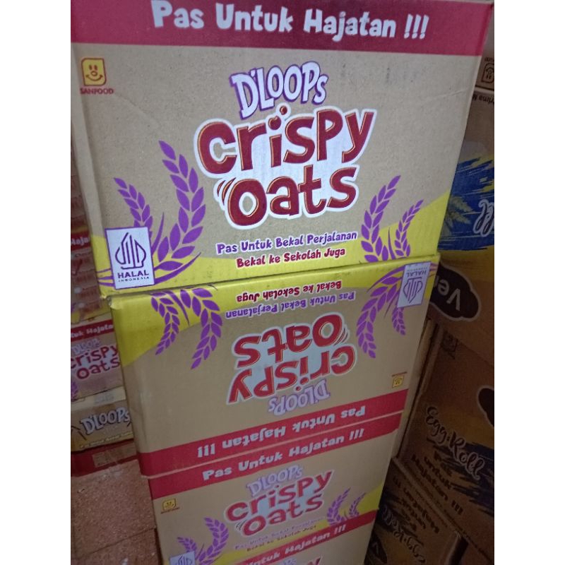 

dloops crispy oats 1 dos isi 12 pcs 200 gram