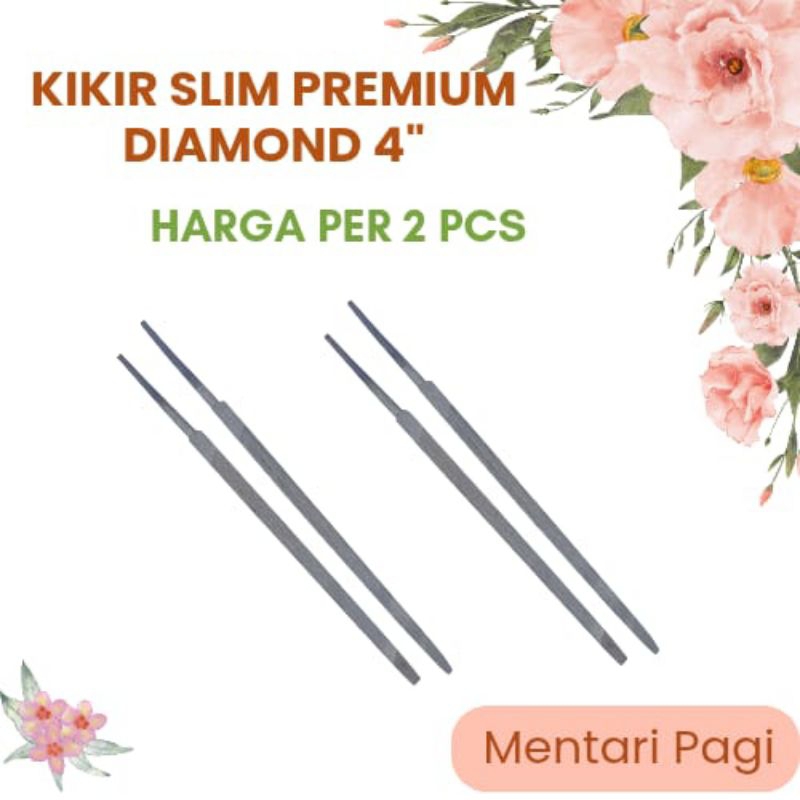 Kikir Segitiga Kikir Gergaji Kikir BESI DIAMOND PREMIUM 4"
