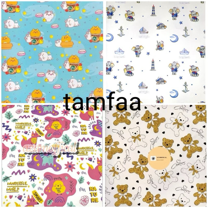 

KERTAS KADO SANSAN WAWA DOFF ISI 1 LEMBAR BEAR TADDY BEAR FANCY PAPER SANWA