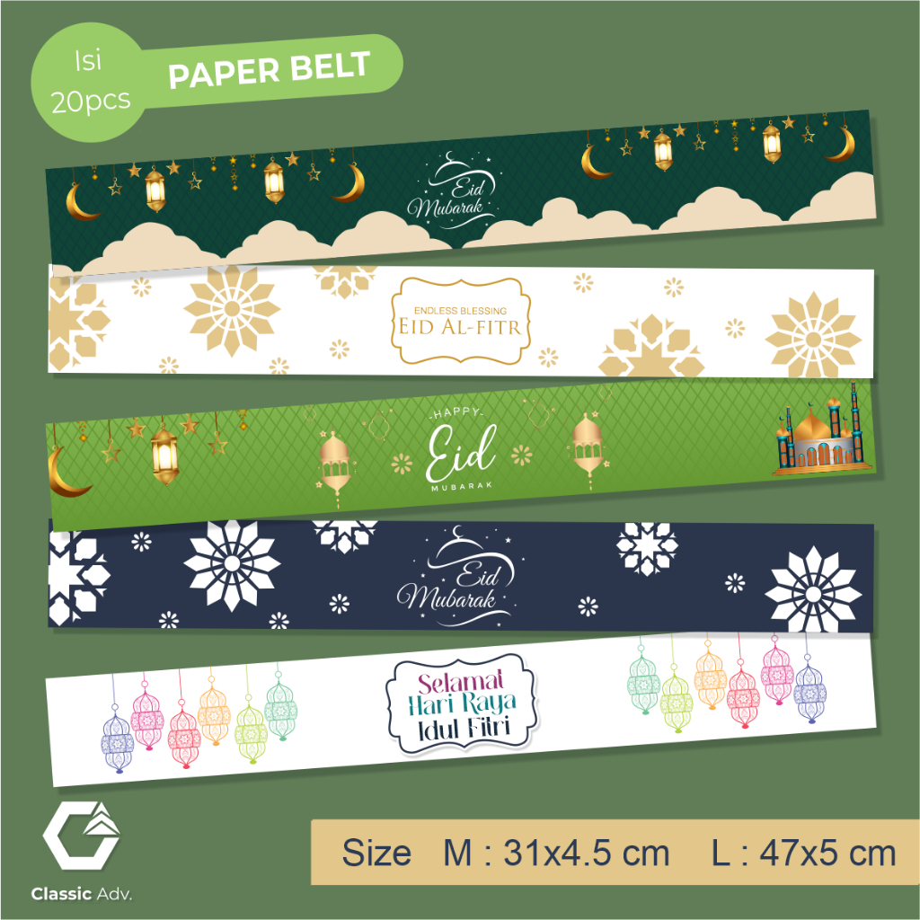 

Paper Belt/ Pita parsel / Hampers Lebaran