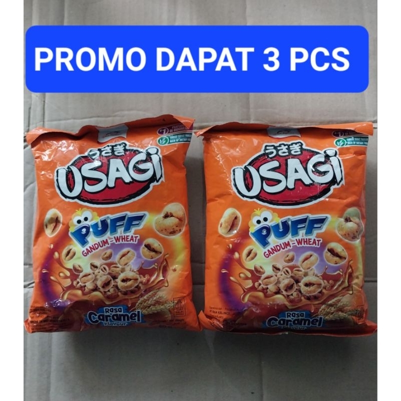 

USAGI Puff RASA CARAMEL 60 GRAM DAPAT 3PCS Gandum-Wheat Rasa Caramel