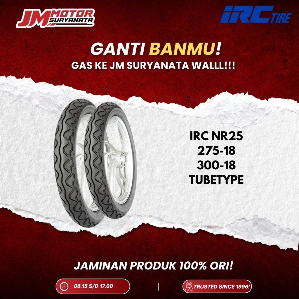 IRC NR25 275-18 300-18 TUBETYPE