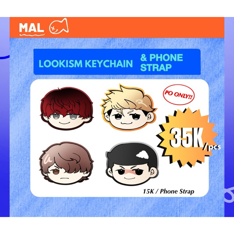 LOOKISM keychain & phonestrap (comingsoon)