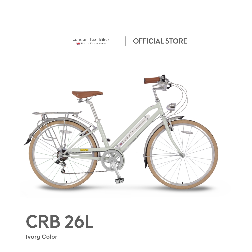 London Taxi CRB 26L/Sepeda Ontel Klasik - Ivory