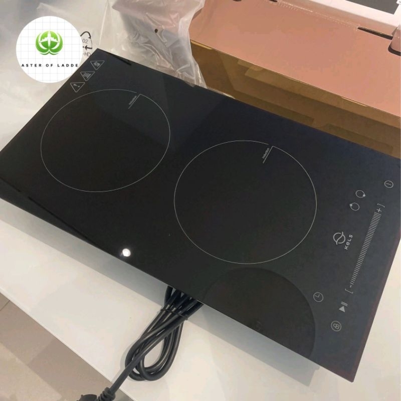 Kompor Tanam Induksi 2 Tungku Touchscreen Klaz Kels