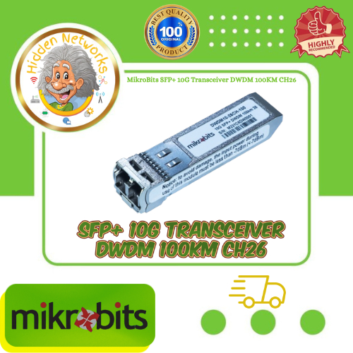 MikroBits DWDM 100KM CH26 SFP+ 10G Transceiver DWDM 100KM