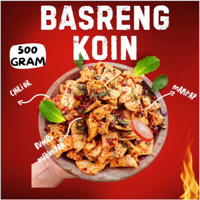 

KERIPIK BASRENG KOIN BUMBU ORIGINAL PEDAS DAN XTRA DAUN JERUK 500GR