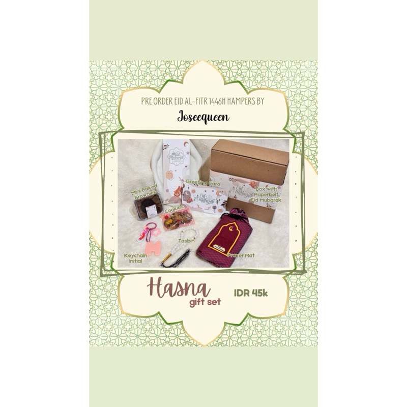 

Hasna Gift Set Hampers by JoseeQueen