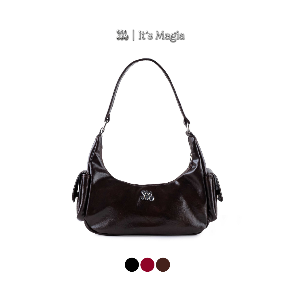 Magia Yura Bag Brownies Leather Handbag and Shoulder Bag