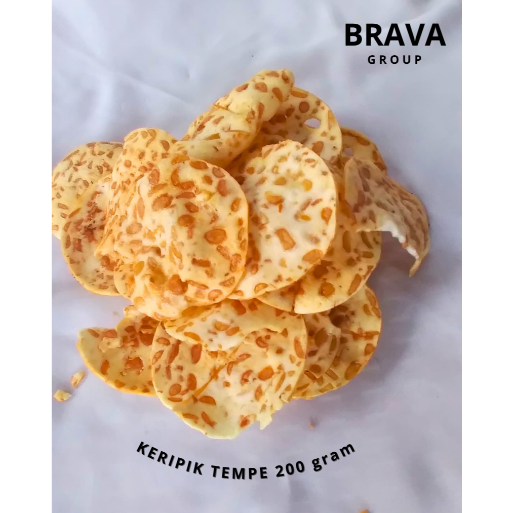 

Keripik Tempe Crispy 200 gram / Keripik tempe Murah / Keripik Tempe renyah