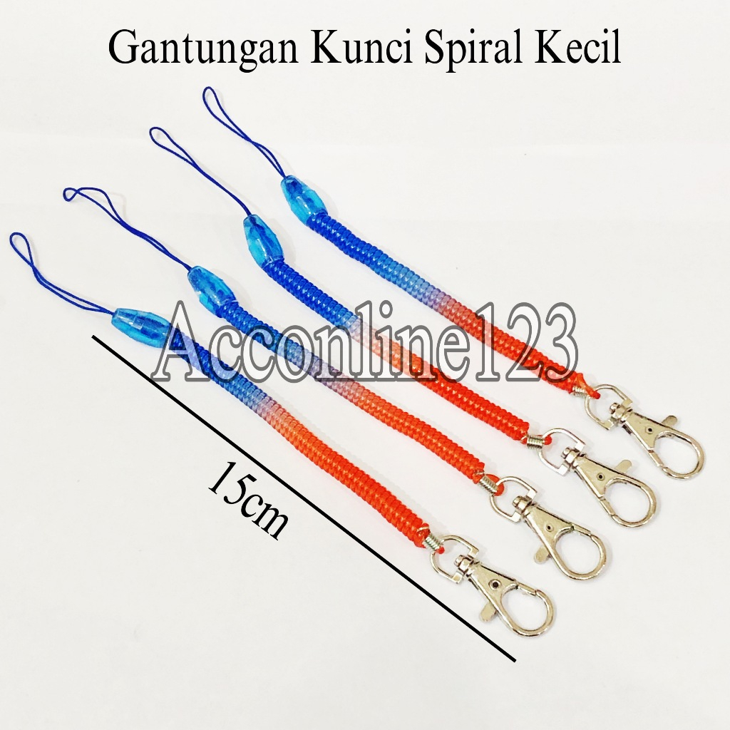 Gantungan Kunci Spiral Kecil Per 1PCS