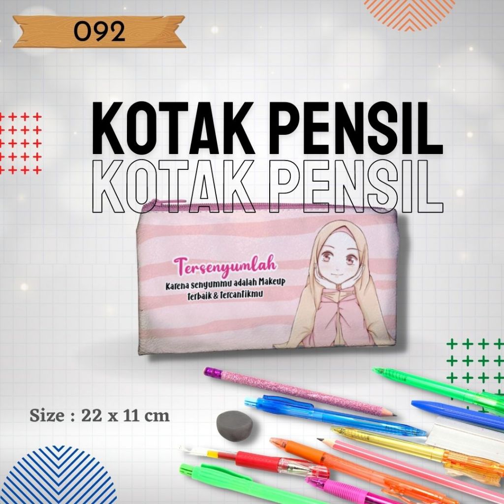 

Tempat Pensil, Tempat Pensil Karakter MUSLIMAH, Termurah dan Original Lucu dan Awet