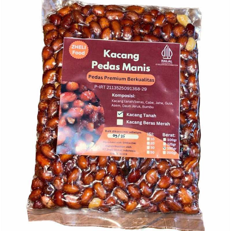 

Kacang Tanah Pedas Manis 150 gram