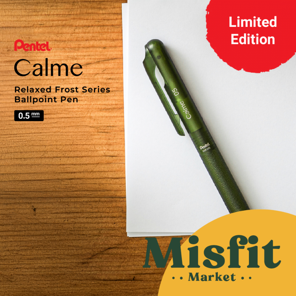 

Pentel Calme Relaxed Frost Series (Limited Edition) Ballpoint Pen 0.5 mm Relaxation