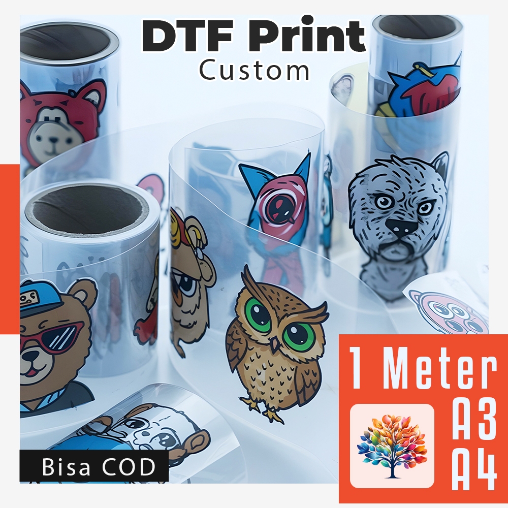

CETAK DTF PRINT CUSTOM A4 21 cm x 29,7 cm