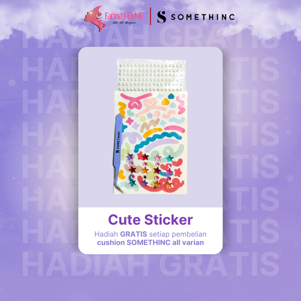 

FEMME || [GIFT ONLY] GWP - Somethinc Cute Sticker