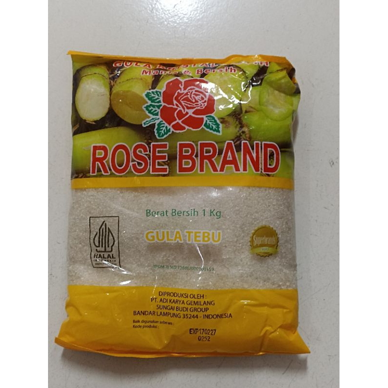 

ADY78 Rose Brand 1 Kg ( Gula Tebu)