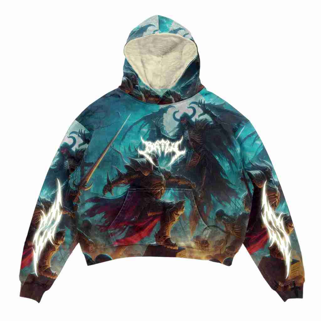 BRTWL | HOODIE BOXY | COMBAT HEROES