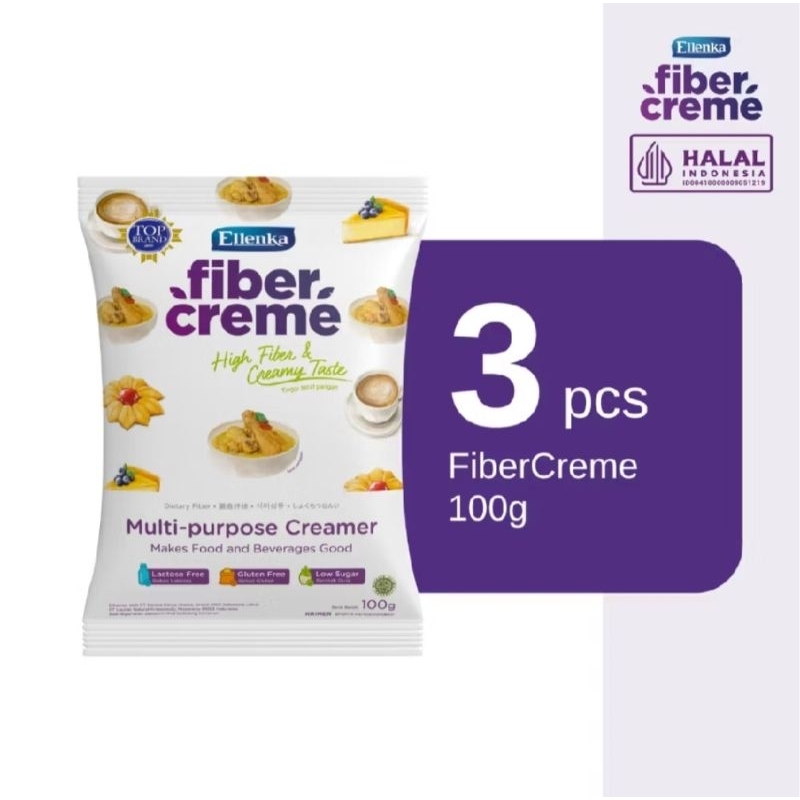 

Ellenka Fiber Creme Krimer Bubuk Serbaguna 100gr (3pcs)