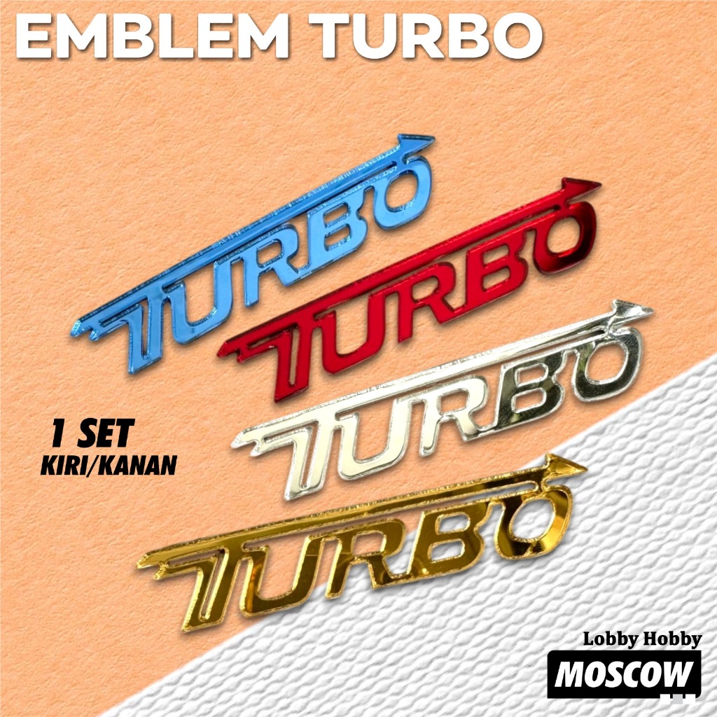 EMBLEM TURBO 3D TIMBUL UNTUK MOTOR NMAX 155 NMAX 155 ABS NMAX 155 Connected/MT  NMAX 155 Connected/M