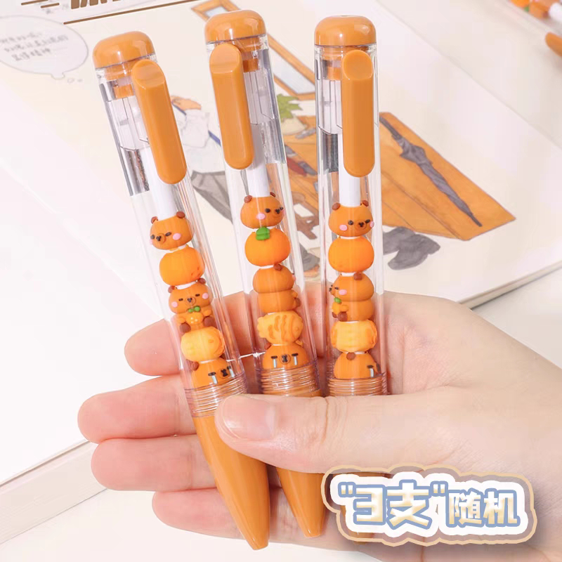 

Pulpen Gel Lucu Animal Stacking / Gel Pen Cute Capybara Kapibara Stack