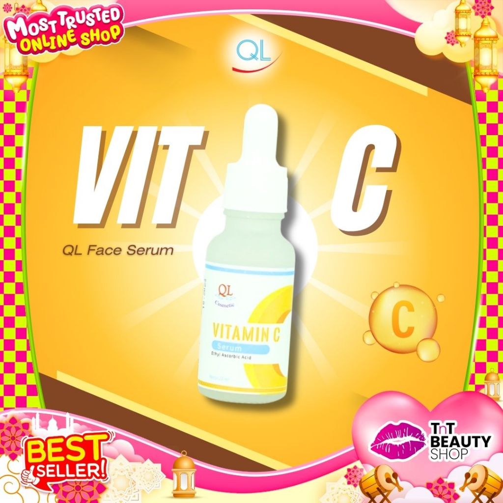 QL Cosmetic Vitamin C Serum Ethyl Ascorbic Acid 20ml| TnT Beauty Shop