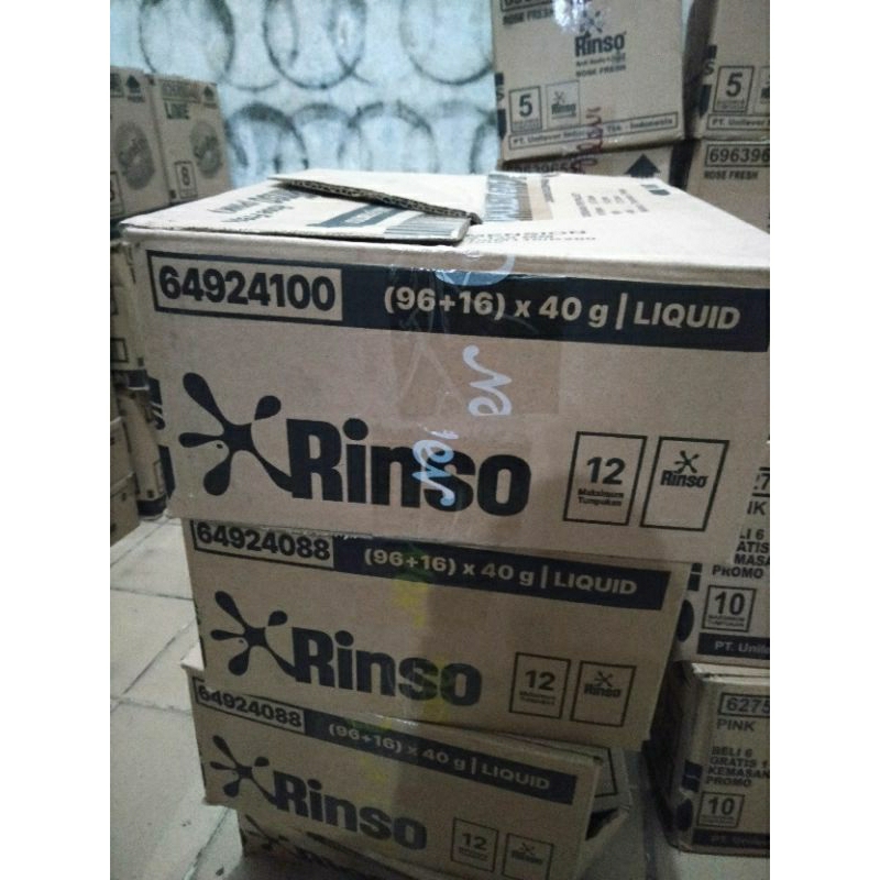 rinso cair sachet per dus
