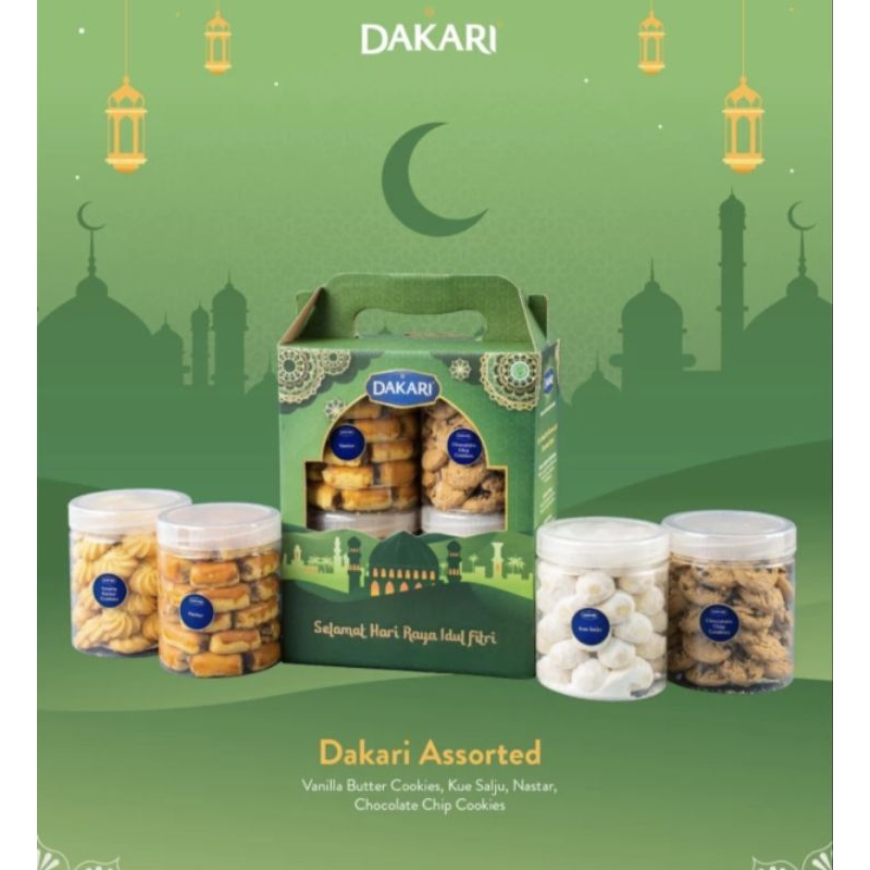 KUE KERING NATAL DAKARI ISI 4MCM ENAK BESTSELLER TERLARIS / LEMBUT