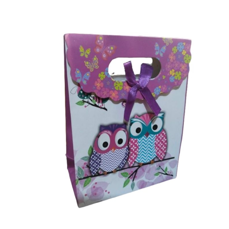 

PAPERBAG MINI KARAKTER OWL WARNA PINK