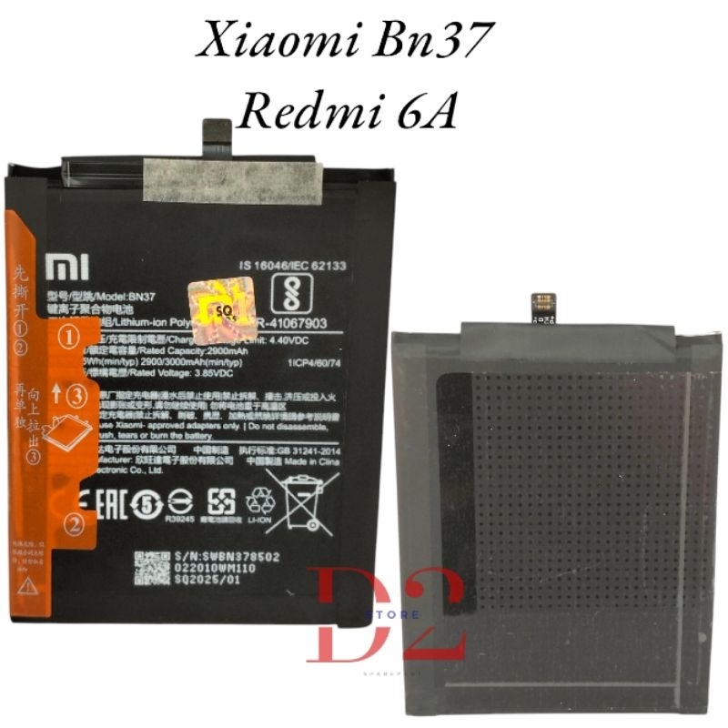BATERAI BATRE XIAOMI REDMI BN37 REDMI 6A BATERAI BATRE XIAOMI BN37