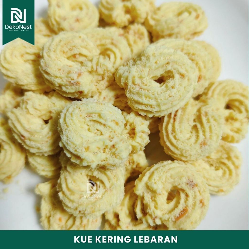 

Dekonest Kue Snack Kering SAGU KEJU Sago Cheese Hampers Spesial Lebaran Renyah Cemilan Idul Fitri Homemade